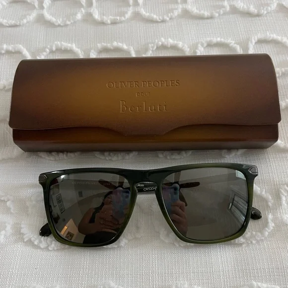 Oliver Peoples Berluti Collection Rue De Sèvres Black Green
